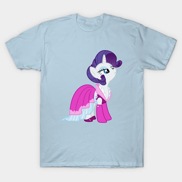 Rarity in a pink dress 4 T-Shirt by CloudyGlow